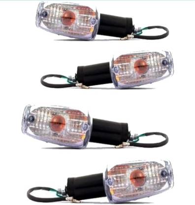 THE ONE CUSTOM set of 4 indicator light passion pro | white turning light passion pro Bike Headlight Visor