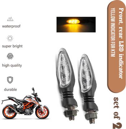 Allowing Front, Rear LED Indicator Light for KTM Duke 190, Duke 200