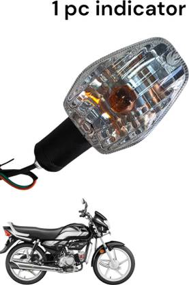 BIKEBLOOM Side, Rear, Front Halogen Indicator Light for Hero HF Deluxe, HF-Deluxe