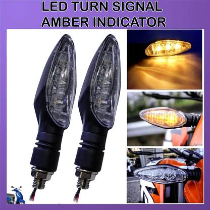 Pious Front, Rear LED Indicator Light for Suzuki Access