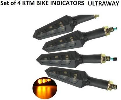 ULTRAWAY Front, Rear, Side LED Indicator Light for Universal For Bike Universal For Bike