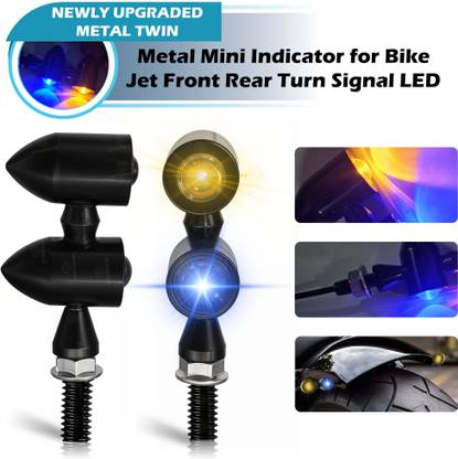 Otoroys Front, Rear, Side LED Indicator Light for Universal For Bike Universal For Bike