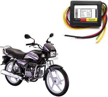 DheVan Front, Rear, Side Flasher Indicator Light for Universal For Bike Universal For Bike