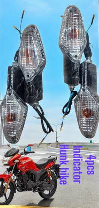 BIKEBLOOM Side, Rear, Front Halogen Indicator Light for Hero Hunk OLD, Hunk