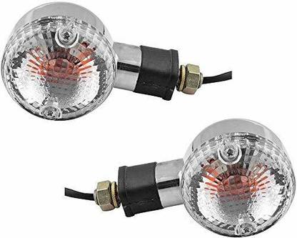 Poolic Front, Rear, Side Halogen Indicator Light for Royal Enfield, Bullet Electra, Thunder Bird 350, CLASSIC REBORN 350, Standard 350, Electra 350