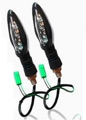 GMR AUTO Front, Rear, Side LED Indicator Light for Bajaj, KTM, TVS, Yamaha, Universal For Bike Universal For Bike