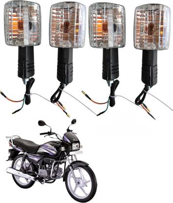 BIKEBLOOM Side, Rear, Front Halogen Indicator Light for Hero Splendor, Splendor pro classic, Splendor Pro