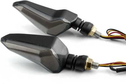 Tradzone Front, Side LED Indicator Light for Universal For Bike Universal For Bike