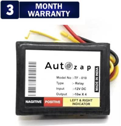 Autozap Front, Rear, Side Flasher Indicator Light for Universal For Bike Universal For Bike