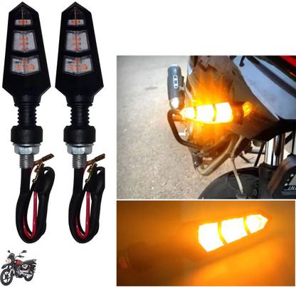 Pious Front, Rear LED Indicator Light for Bajaj Boxer