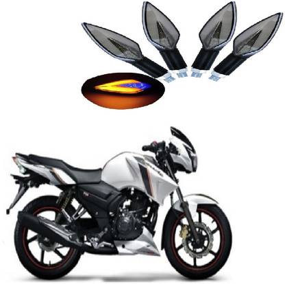 PAL CREATION Front, Rear LED Indicator Light for TVS Apache RTR 160