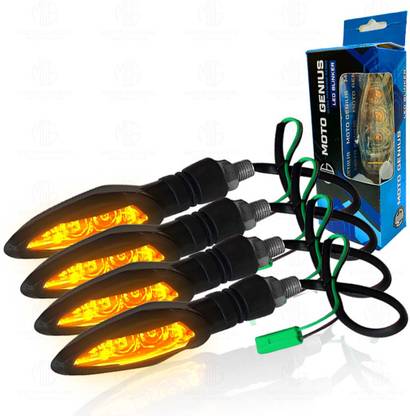 Moto Genius Side LED Indicator Light for Universal For Bike Universal For Bike