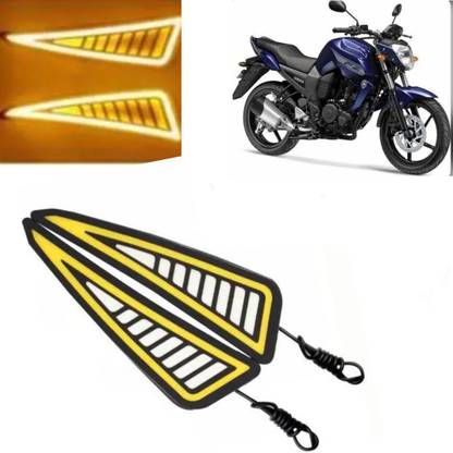 SHOWRIDE Front LED Indicator Light for Yamaha, Kawasaki, KTM R15 V3, R15, R15 V2, CBR 150 R, RC 200, Ninja 300