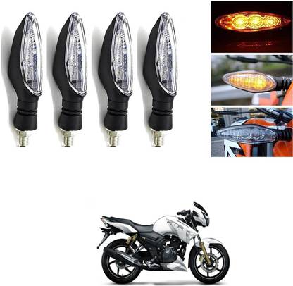 LOVMOTO Front, Rear LED Indicator Light for TVS Apache RTR 180