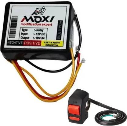 CROXIV Front, Rear, Side Flasher Indicator Light for Honda, Hero, Royal Enfield, Bullet, TVS, KTM, Universal For Bike Universal For Bike