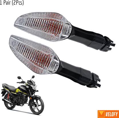 VELOFY Front, Rear Halogen Indicator Light for Honda Honda SP 125