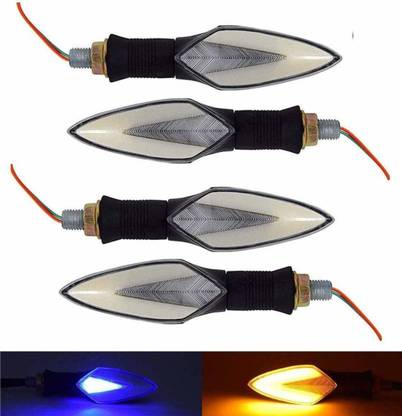 DriveXpert Front, Rear LED Indicator Light for Universal For Bike Universal For Bike