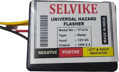 SELVIKE Front Flasher Indicator Light for Universal For Bike Universal For Bike