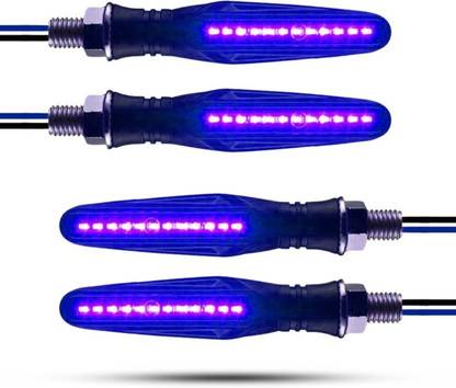 DriveXpert Front, Rear LED Indicator Light for Universal For Bike Universal For Bike