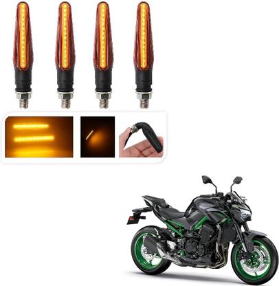 JMA TRADING Front, Rear LED Indicator Light for Kawasaki Universal For Bike