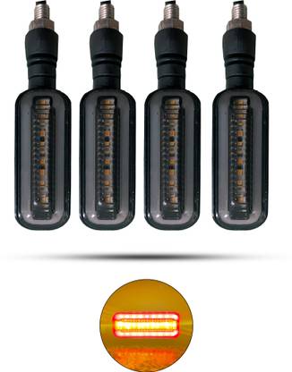 Autofledge Front, Rear, Side LED Indicator Light for Bajaj, Bullet, Datsun, Hero, Honda, KTM, Kawasaki, Royal Enfield, TVS, Universal For Bike, Yamaha 3 Series, 4 Series, 5 Series, 6 Series