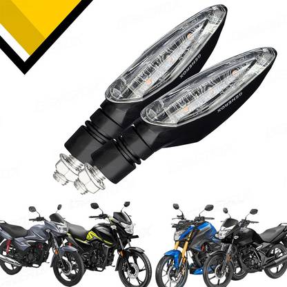 Generox Front, Rear LED Indicator Light for Honda Universal For Bike