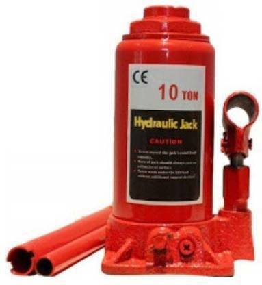 SHEMOS HBJ 10Ton Hydraulic Bottle (10000 kg) Vehicle Jack Stand (10000 kg) Vehicle Jack