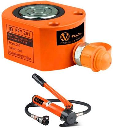 VOLTZ FPY-20180 Hydraulic Cylinder Jack 20T Ultra-Thin Hydraulic Lifting Vehicle Jack