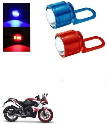 SRPHERE STROBE-LED-RED-BLUE FOR _Bajaj Pulsar RS 200 Tail Light Motorbike LED for Bajaj (12 V, 50 W)