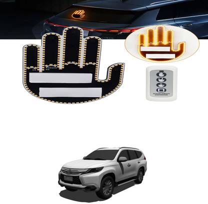 PRTEK Hand Gesture Light for Car,3 In1 Fun Gesture Finger Light ForMontero Back Up Lamp Car LED for Mitsubishi (10 V, 60 W)