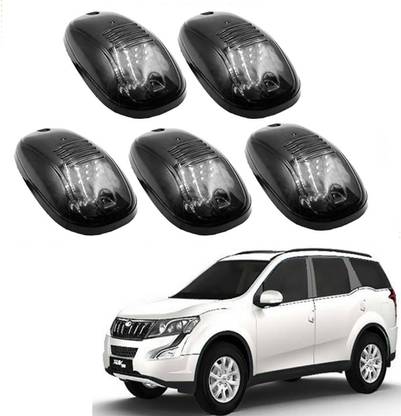 RAWAT Hummer Roof Marker LED Lights Smoked Black Glass Set Of 5 Pc - 076 Parking Light Car LED for Mahindra (12 V, 10 W)