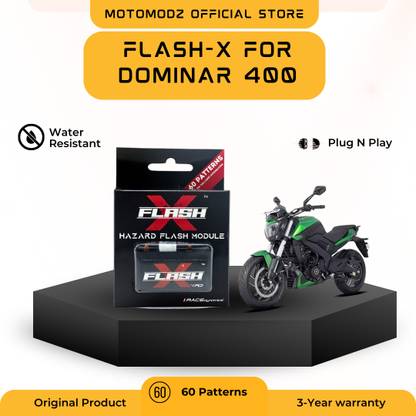Moto Modz Side Flasher Indicator Light for Bajaj Dominar 400