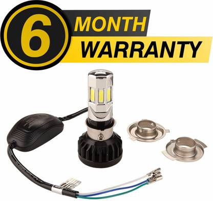 Miwings AS-07 RTD HEADLIGHT FOR BIKE Headlight Motorbike, Car LED (12 V, 15 W)