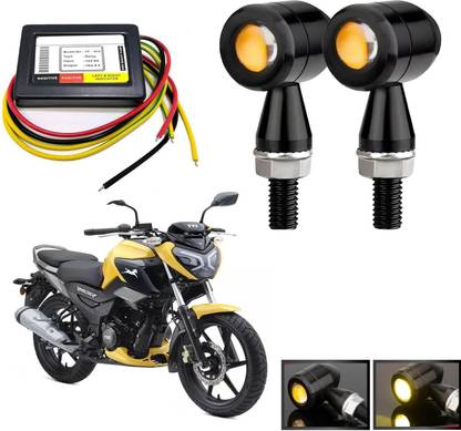 Vagary Bike Turn Signal Indicator With Indicator Flasher for TVS Raider 125 Indicator Light Motorbike LED for TVS (12 V, 15 W)