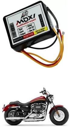 E-Shoppe 16 Different Pattern Flasher Relay for LED& Bulb Indicators For 1200 Custom Indicator Light Motorbike LED (12 V, 24 W)