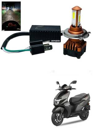 SRPHERE CYT LED Bike Headlight Bulb for NTORQ Headlight Motorbike LED for TVS (12 V, 35 W)