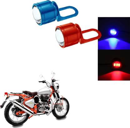 Sunriders Motorcycle Strobe Flasher Dual Blinking Led light 045 Brake Light Motorbike LED for Royal Enfield (12 V, 55 W)