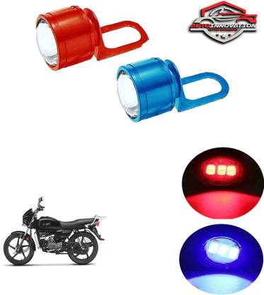 Autoinnovation Motorcycle Strobe Flasher Dual Blinking LED Light for Hero Spelndor Plus _151 Reversing Light Motorbike LED for Hero (12 V, 15 W)
