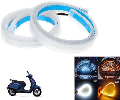 ROYAL AUTO MART Waterproof 60 CM Flexible Ultra-Fine Daytime Running Light for bike_LR51 Interior Light Motorbike, Car, Van, Truck LED for Hero (12 V, 12 W)