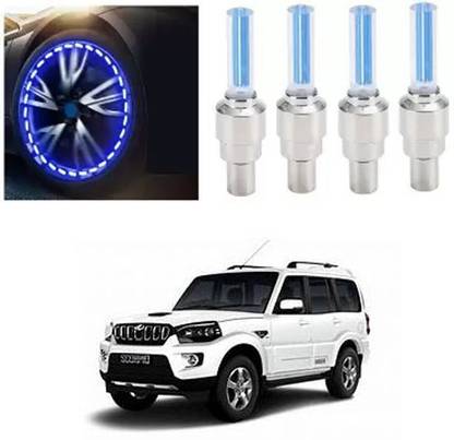 E-Shoppe 4 Pcs Car Tyre Light For Scorpio Indicator Light Car LED for Mahindra (12 V, 24 W)