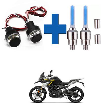 E-Shoppe Bike Handle Light And Flashing Magic Tyre Wheel Light For G 310 GS Indicator Light Motorbike LED for BMW (12 V, 24 W)