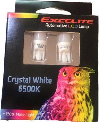 pitzone Excelite LED Parking Lamp for All Models | Crystal White 6500K LED Parking Lamp Parking Light Car LED (12 V, 5 W)