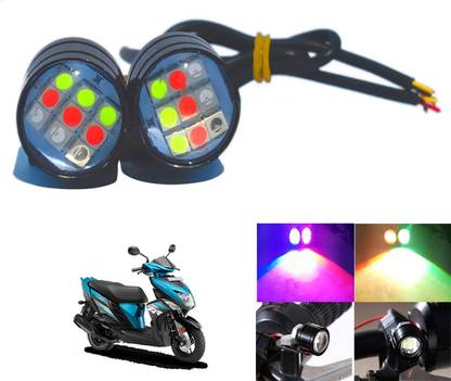 Autoinnovation Waterproof Original 12V LED Strobe Flash Warning Brake Lights-L1_546 Indicator Light Motorbike LED for Yamaha (12 V, 18 W)