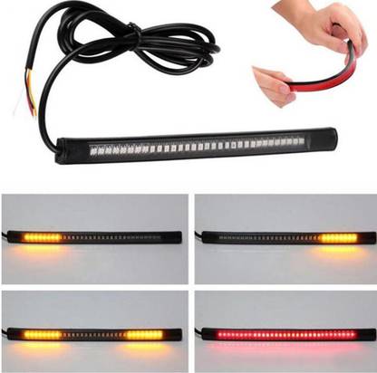 HALLOWS 48 Flexible Led Strip License Plate Light Brake Light License Plate Light Motorbike LED for Hero (12 V, 9 W)