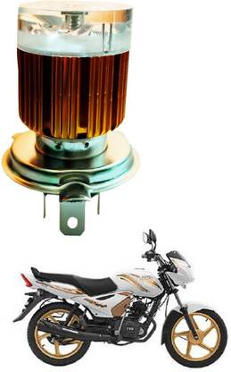 REPLEY H4bulb-4led-red-Blue188 Headlight Car, Motorbike LED for TVS (12 V, 30 W)