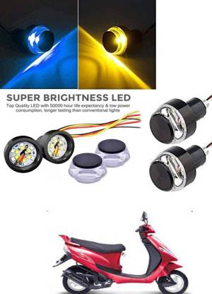 Etradezone Bike Indicator Light/Handle Light For Kine Indicator Light Motorbike LED for Mahindra (12 V, 24 W)