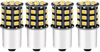 Dhruvtraders 360° Reflecting LED Indicator Bulbs Set Of 4 Brake Light Car, Motorbike, Truck, Van LED (12 V, 12 W)