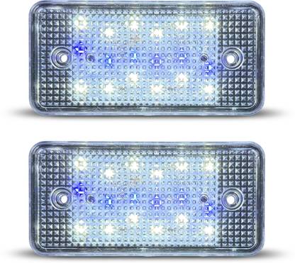 Autonationasia Universal 18 LED Side Marker Shakti Light (2pc) 24V Truck, Bus, E Rickshaw Side Marker Truck, Van LED (24 V, 65 W)