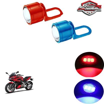 Autoinnovation Motorcycle Strobe Flasher Dual Blinking LED Light for Bajaj Pulsar NS200 _95 Reversing Light Motorbike LED for Bajaj (12 V, 15 W)