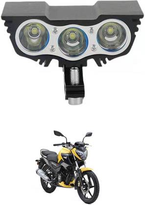 MATIES 3LED/12V Eagle Eye LED White Fog Light,Waterproof For TVS-Raider-125 Fog Lamp Motorbike LED (12 V, 55 W)